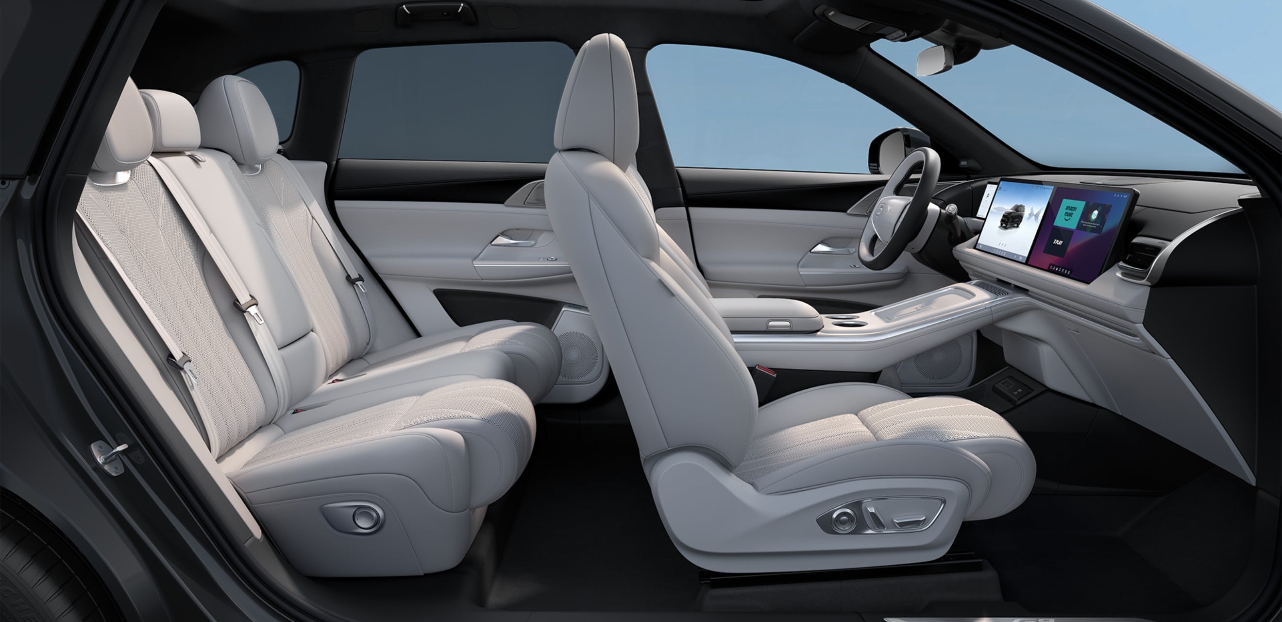 Xpeng G9 Světle šedá